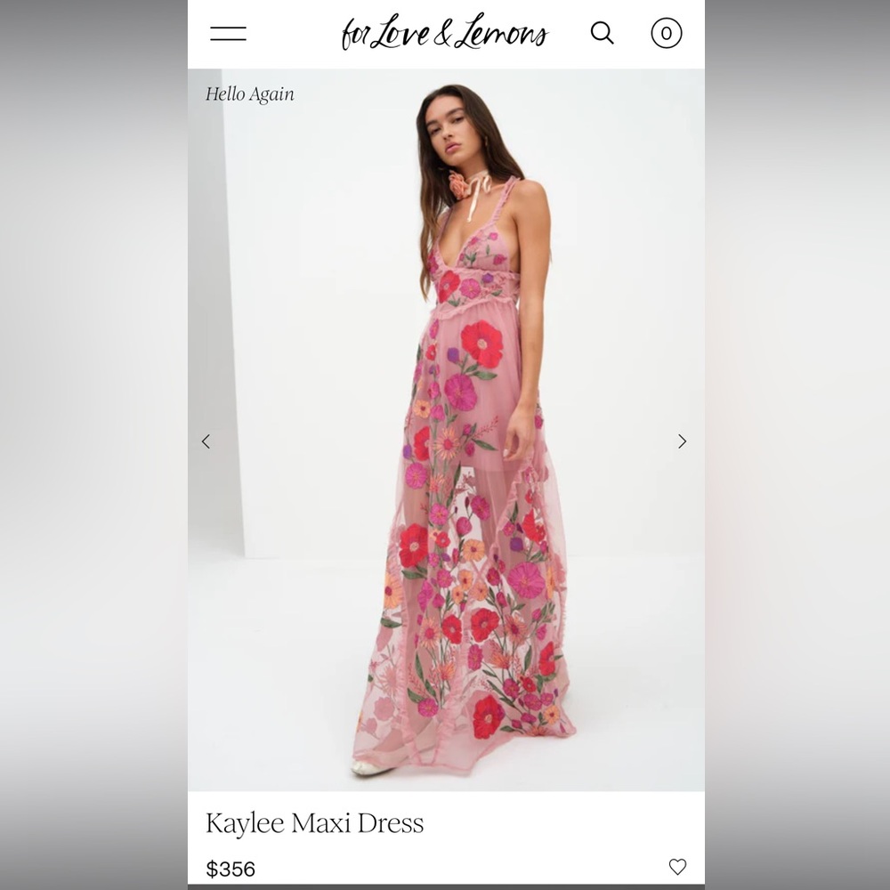 Kaylee Maxi Dress- For Love and Lemons